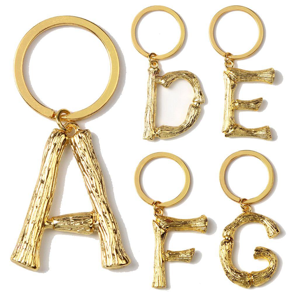 Móc Khóa Hình 26 Chữ Cái Chất Liệu Hợp Kim