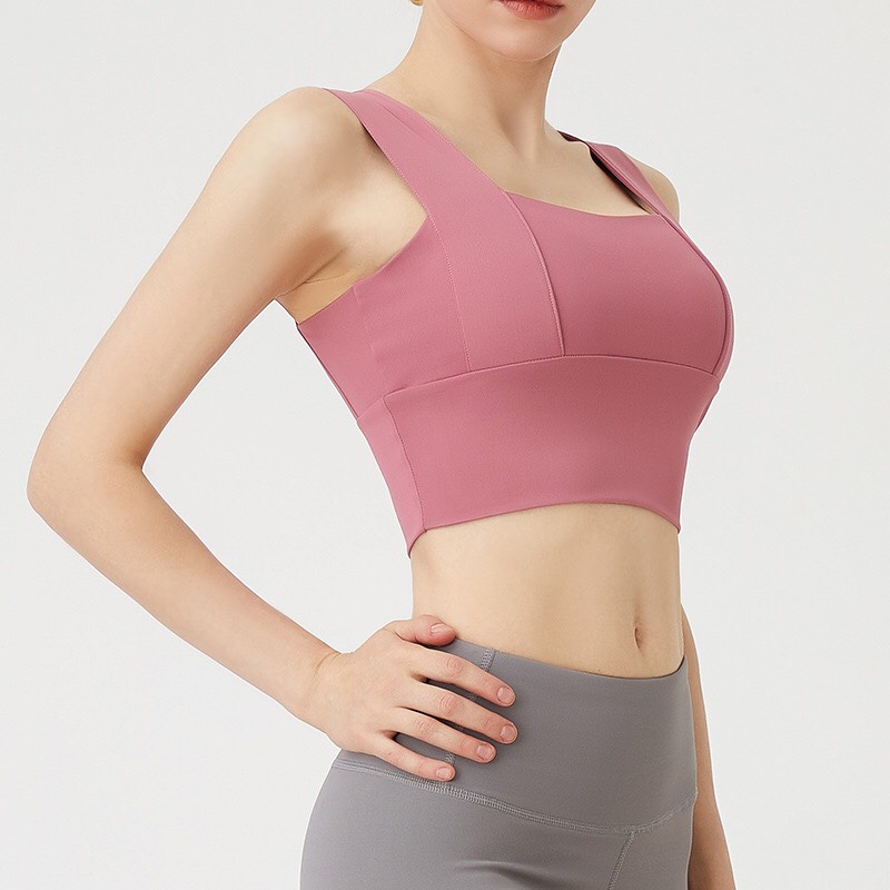 Áo Bra Tập Gym 2 Dây Bản To Yoga Thể Thao Croptop Nâng Ngực Áo Lót Nữ K1C7