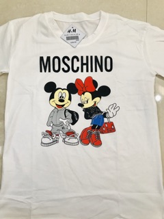ÁO THUN NỮ MOSCHINO MICKEY CHUỘT