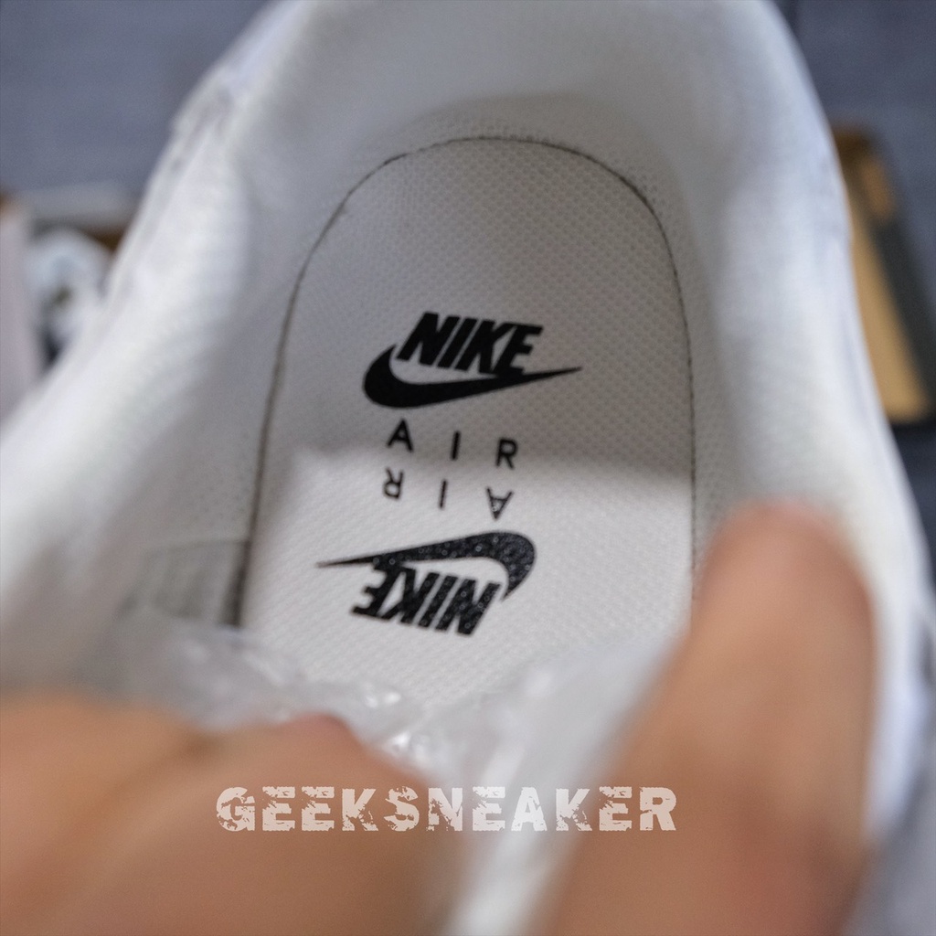 [GeekSneaker] Giày Sneaker cổ thấp -  Air Force 1 Shadow Triple White