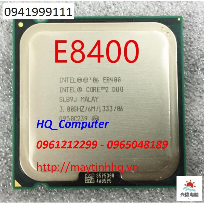 Bộ vi xử lý Intel CPU Core 2 Duo E8400 3.0 GHz