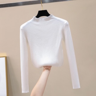 Áo len tăm cổ tim và cổ 3p