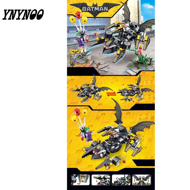[Giá cực sốc] - Đồ chơi  Lego super hero - máy bay dơi batman truy đuổi joker