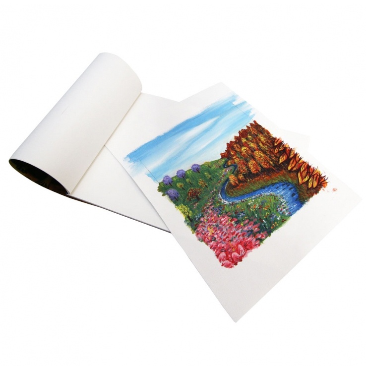 Tập sổ toan Canvas vẽ màu Acrylic, sơn dầu 10 sheet Mont Marte A3/A4/A5 - 10 tờ toan - Hoạ cụ Gia Huy