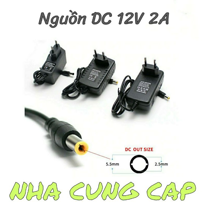 NGUỒN DC 12V CHUẨN 2A