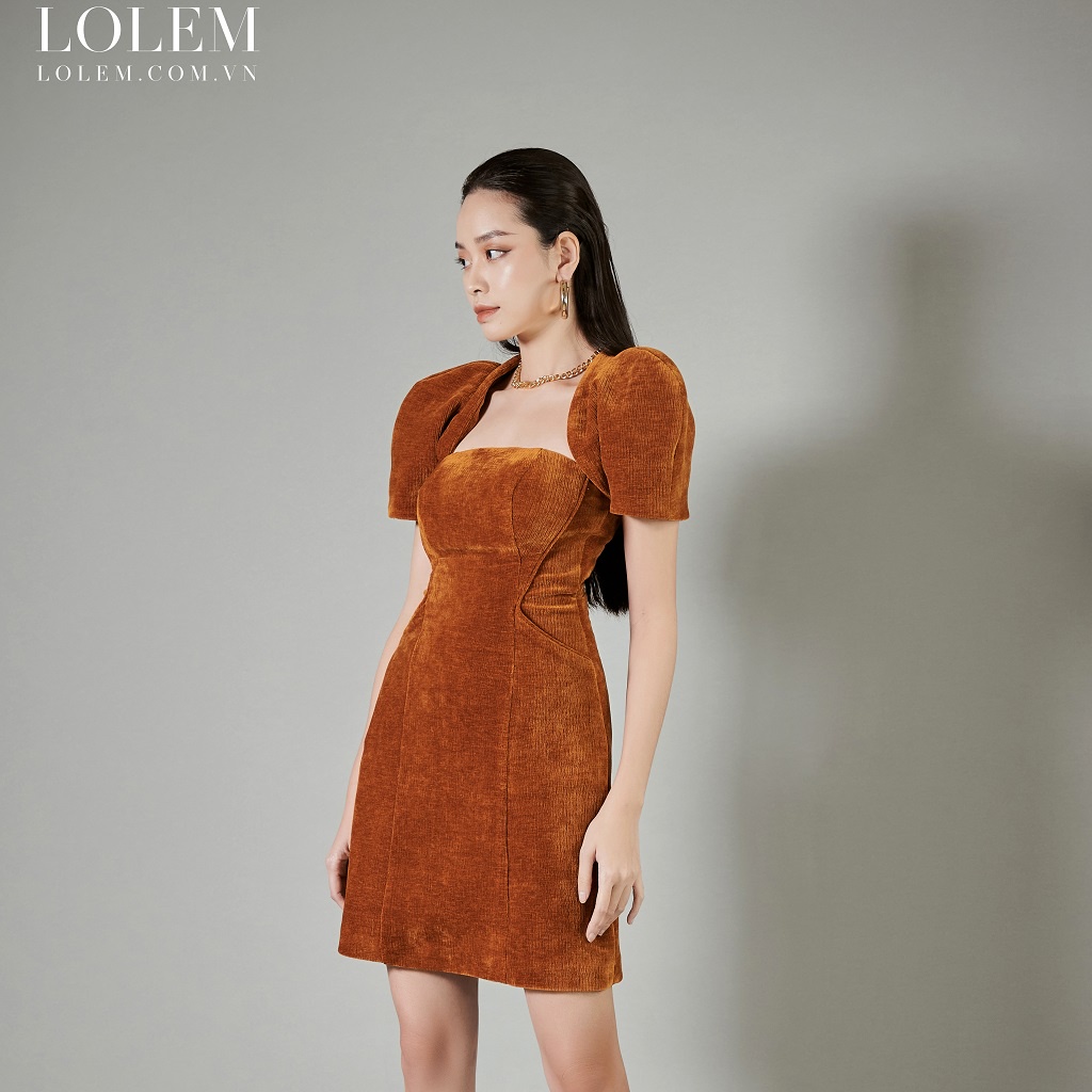 Set áo croptop LOLEM SV221 đầm cúp ngực dáng ôm quyến rũ kèm áo khoác kiểu