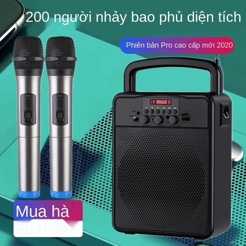 square dance audio âm thanh karaoke lớn mini bluetooth nhỏ di động plug-in U đĩa hawking booth thu phát viên