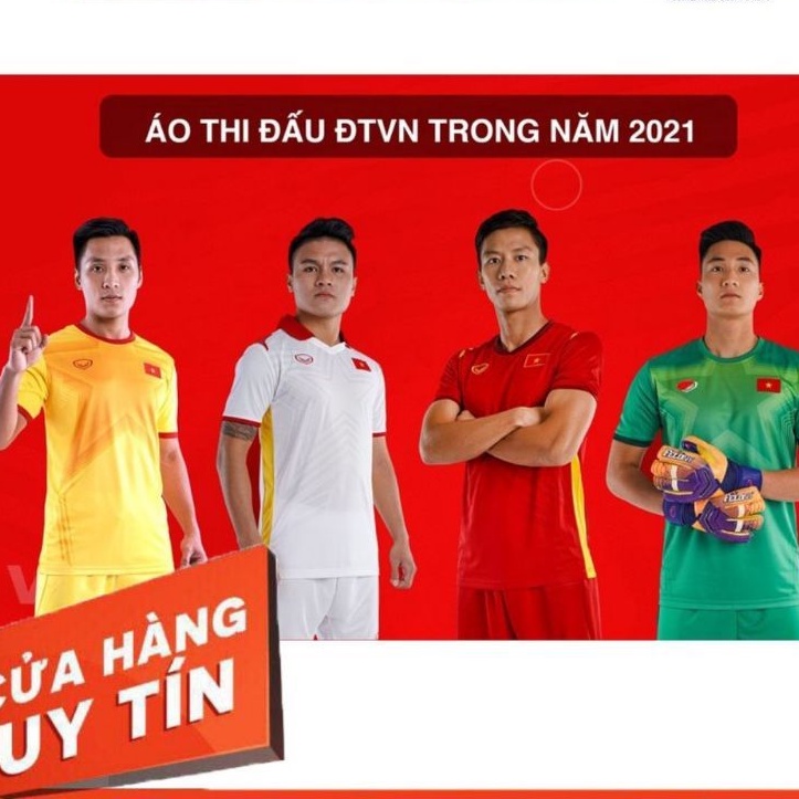 Quần áo bóng đá,áo đá banh Đội Tuyển Việt Nam 2021-2022 Vải thun lạnh cao cấp