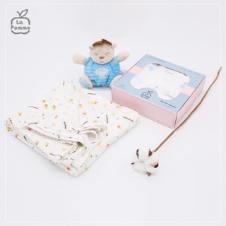 Set 2 khăn đa năng sợi tre lụa La Pomme ( 75x75)