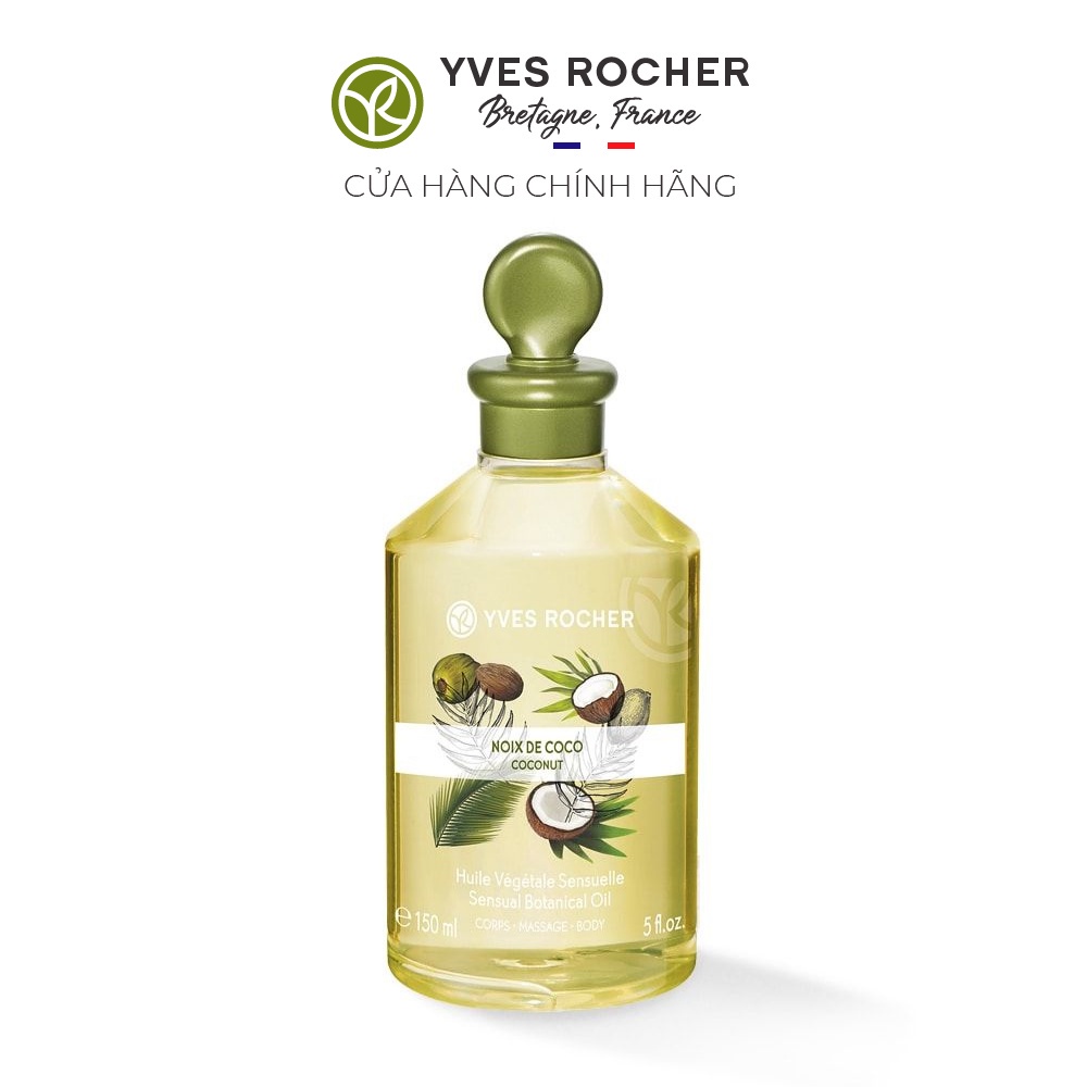 Dầu Dưỡng Thể Và Massage Yves Rocher Orange Blossom - Lavender/coconuit - Petitgrain Botanical Oil 150ml