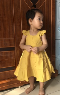 Váy thô đũi cho bé gái