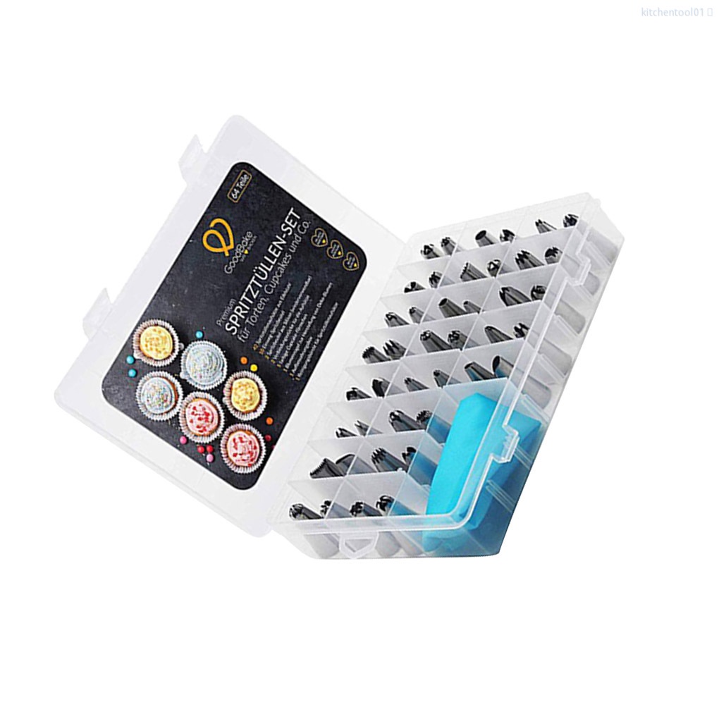 Set 68 Đuôi Bắt Bông Kem Trang Trí Bánh Bằng Thép Không Gỉ Tiện Dụng Cho Nhà Bếptool01