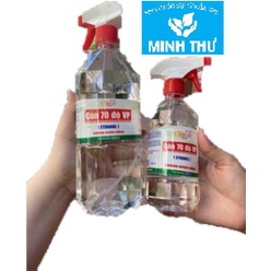 Cồn 70 độ VP Vĩnh Phúc   2 loại chai 500ml và chai 1000ml
