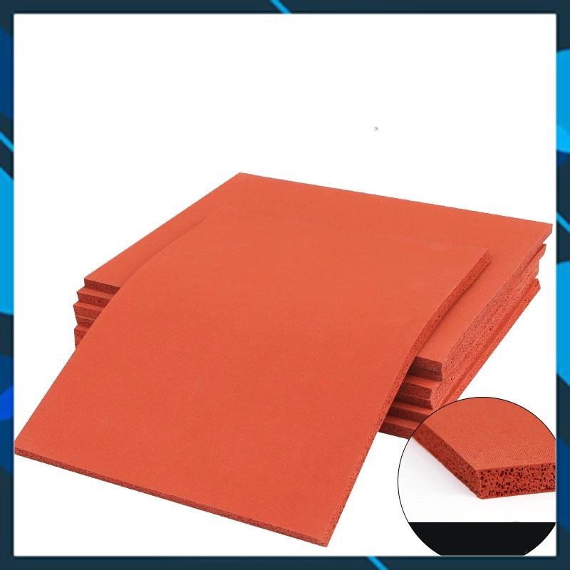 Miếng lót tách kính, ép kính cao su màu đỏ