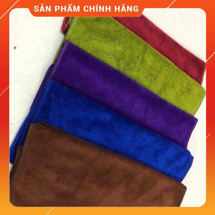 KHĂN GỘI ĐẦU ĐA NĂNG ĐỦ MÀU - CHẤT COTTON MỀM MỊN - THẤM HÚT NƯỚC NHANH -  GIÁ RẺ - PHÙ HỢP CHO SALON TÓC