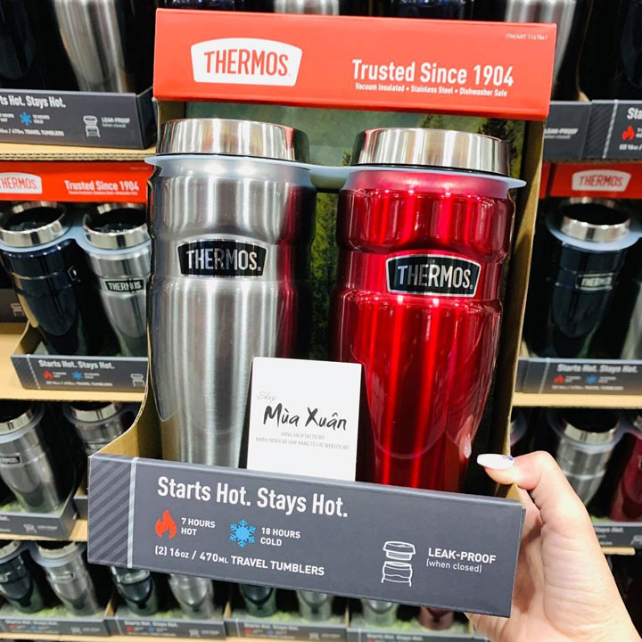 Ly giữ nhiệt Thermos Stainless Steel King Travel Tumbler, 470m - Giá 570k/1 ly