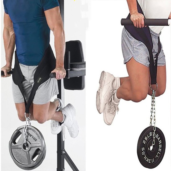 Đai Lưng Có Xích Treo Tạ Dip Belt Valeo Hỗ Trợ Squat, Pull Up, Dips