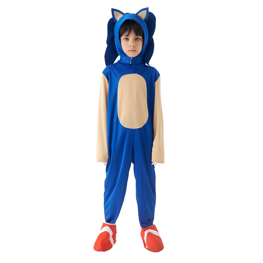Trang Phục Sonic Hóa Trang Nhân Bộ trang phục hóa trang nhân vật nhím dành cho bé dịp Halloween