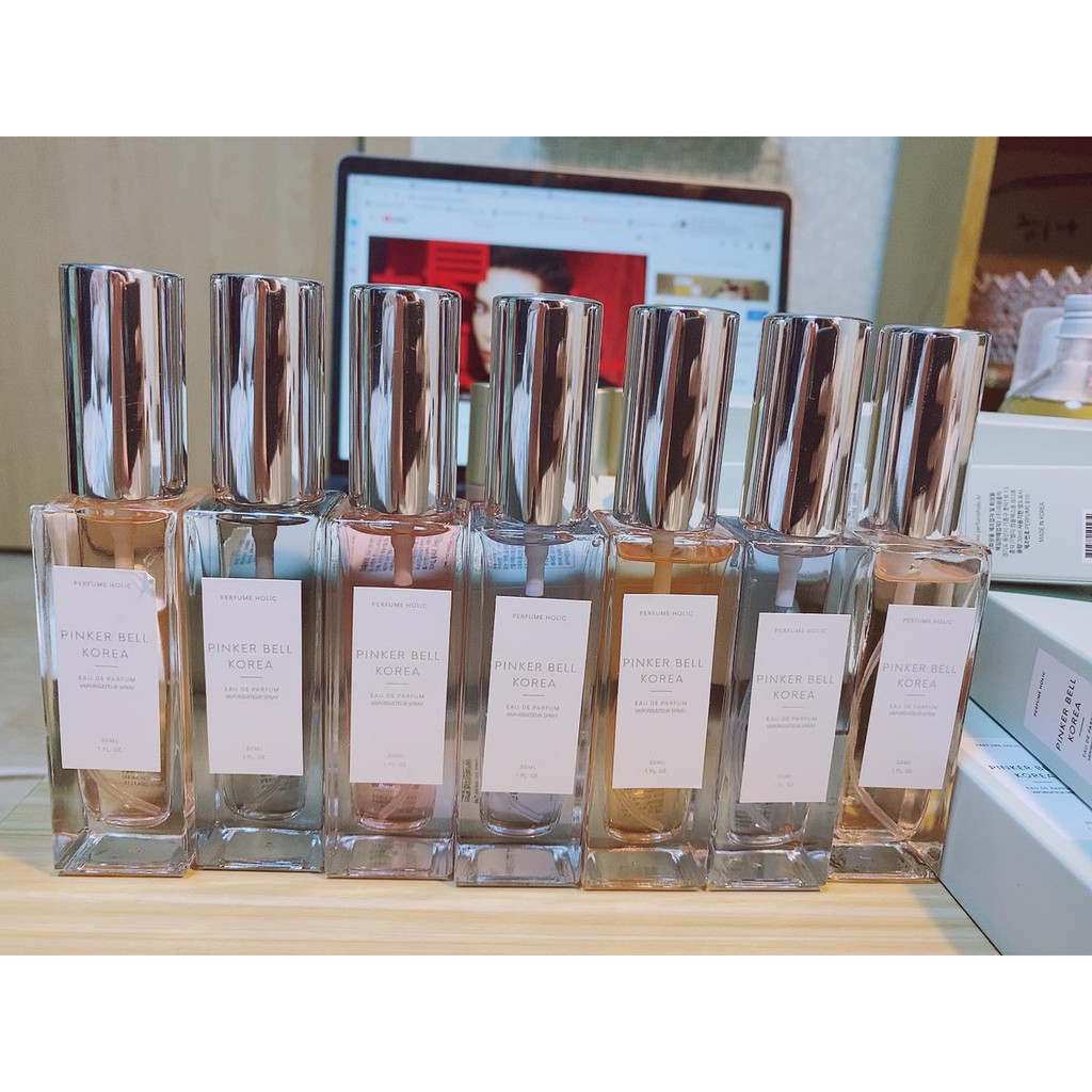 Set Nước Hoa Pinker Bell Korea Eau De Perfume (7 chai)