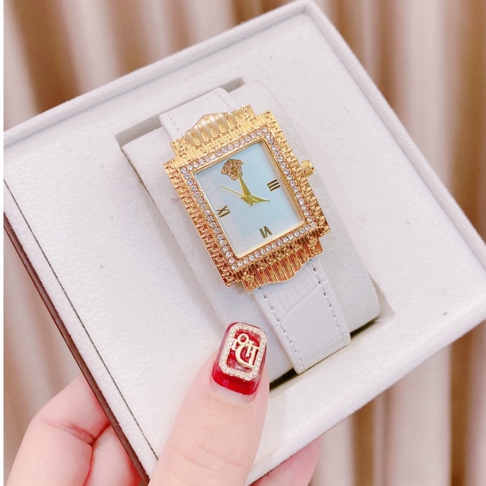 Đồng hồ nữ đeo tay đẹp versace dây da cao cấp thời trang chống nước bảo hành 12 tháng -DHN10 Dongho.versace | BigBuy360 - bigbuy360.vn