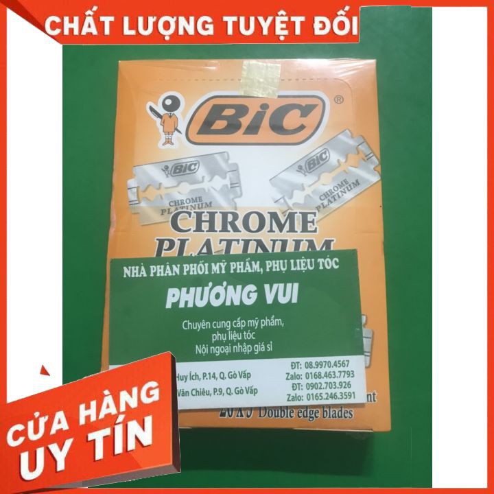 DAO LAM BÍCH vỏ hộp màu vàngMột hộp nhỏ đóng 5 lưỡi , 1 hộp to đóng 20 hộp nhỏ  hàng chính hãng  siêu bén