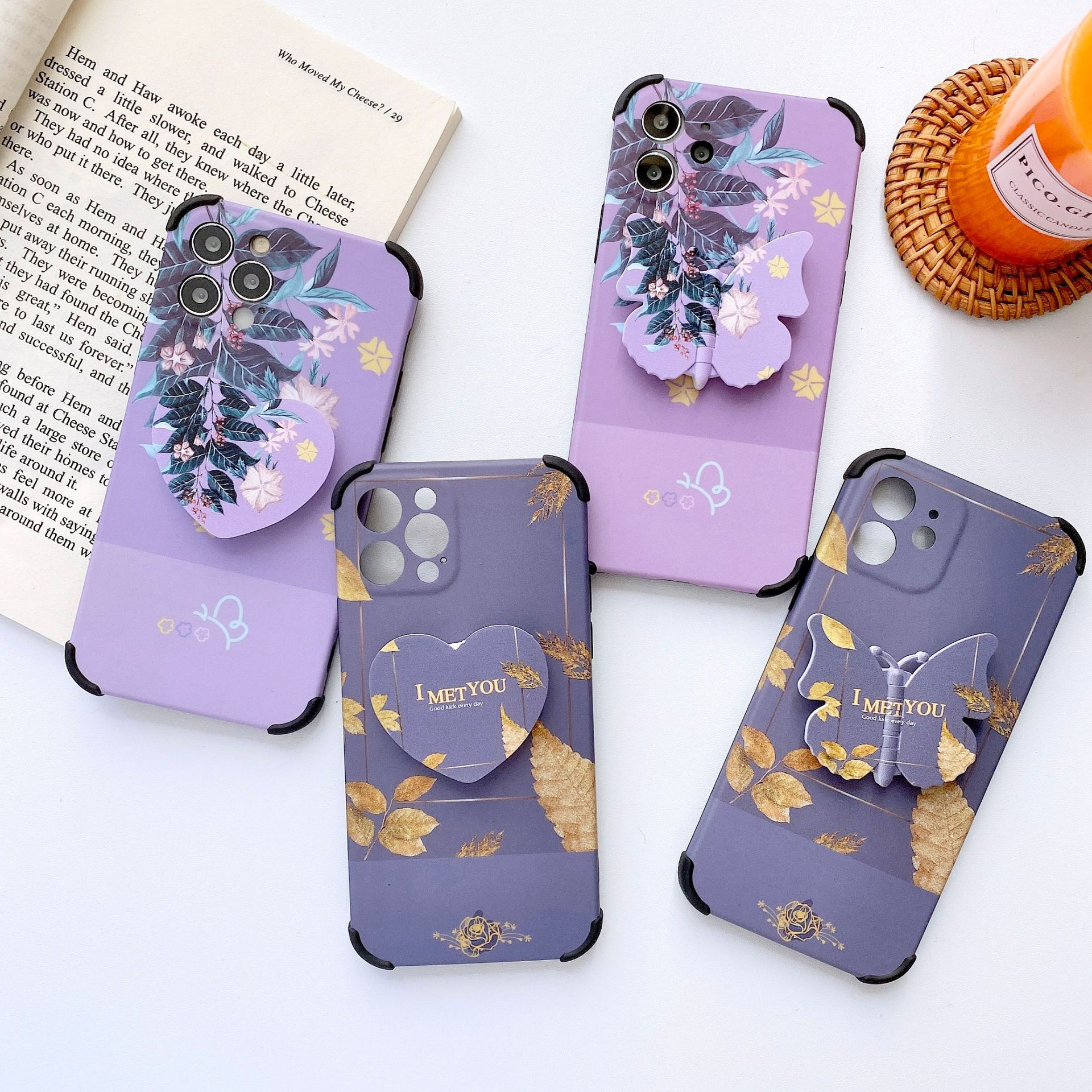 Ốp Lưng Chống Sốc In Họa Tiết Hoa Lá Tím 3c Cho Huawei Y9 Prime 2019 Y8P 2020 Y7P Y6P Y5P 2020 Nova 7i Nova 6se P20 Lite P30 Lite P40 Lite P40 Pro | BigBuy360 - bigbuy360.vn