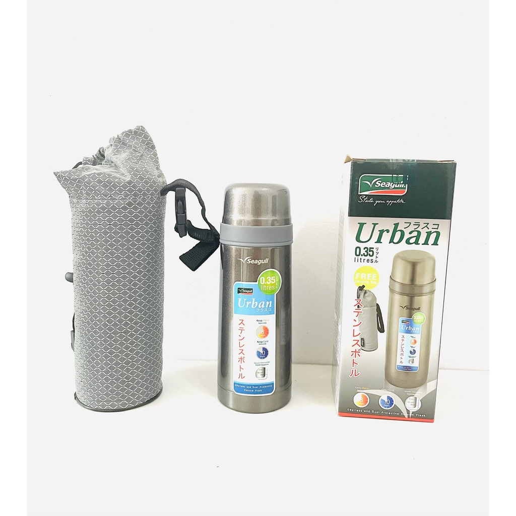Bình Inox Giữ Nhiệt URBAN 350ML Hiệu SEAGULL - Nhập Khẩu Chính Hãng Thái Lan