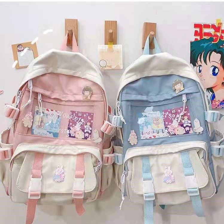 ins Nhật Bản Harajuku ba lô nữ sinh viên đi học