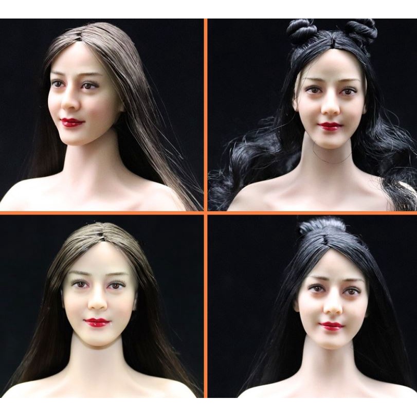 Mô hình 1/6 lính head nữ địch lệ nhiệt ba