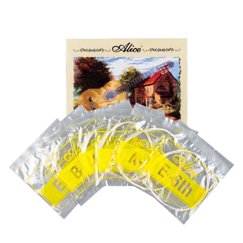Bộ dây đàn guitar Alice AC106 dây nylon cho đàn Classic & Dây lẻ từ 1 đến 6
