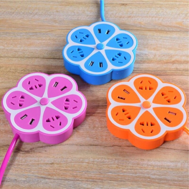 Ổ cắm điện bông mai 2 Cổng USB