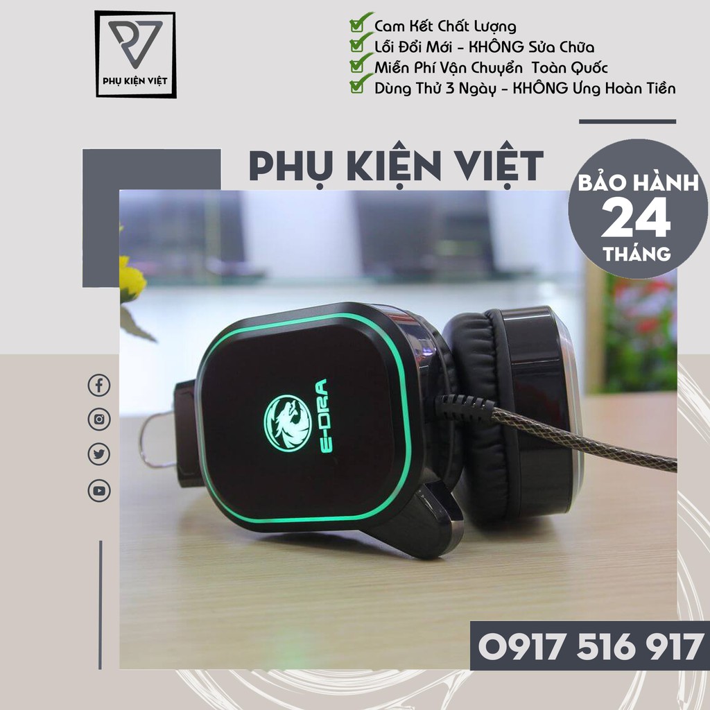 Tai nghe Gaming E-DRA EH401, Tai nghe Game E-DRA EH401 - Bảo hành 24 tháng