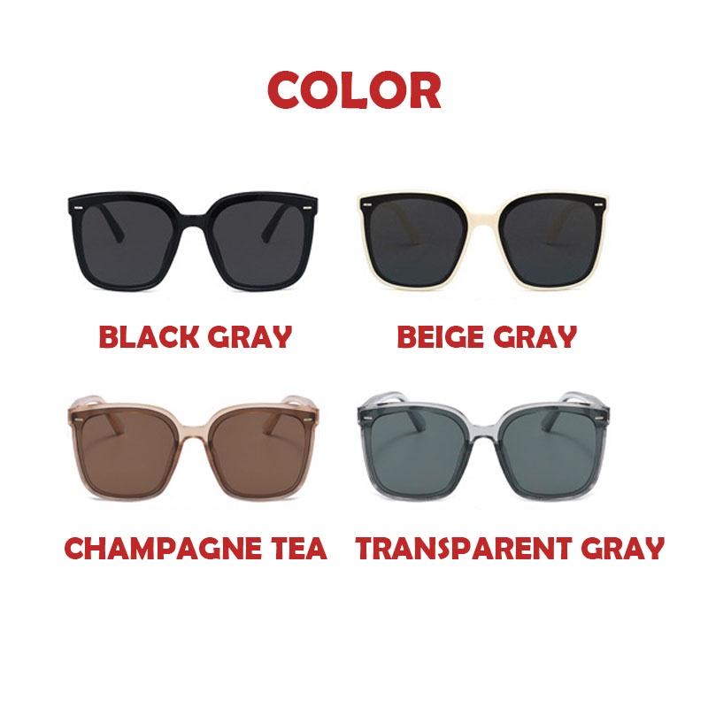 Kính Mát Gm Gọng Vuông Chống Tia UV400 Thời Trang