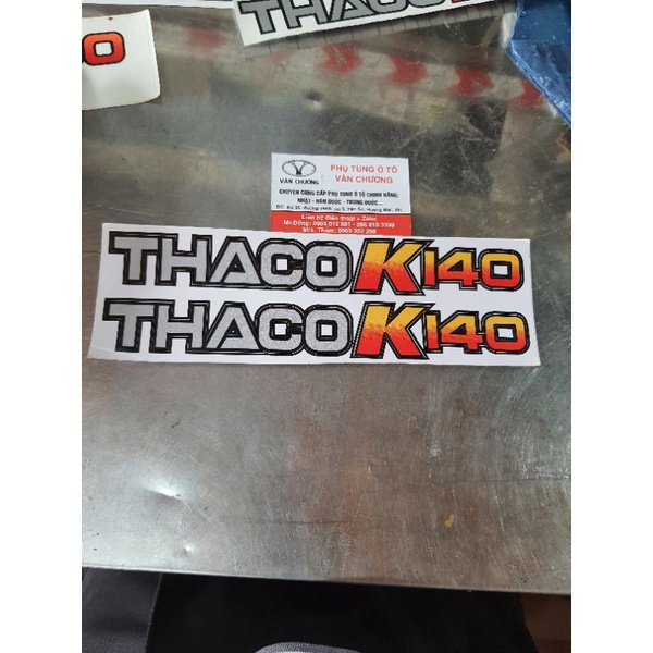 Tem xe tải kia ,bộ 2 chữ dán kia k165,k3000,k2700, k250...