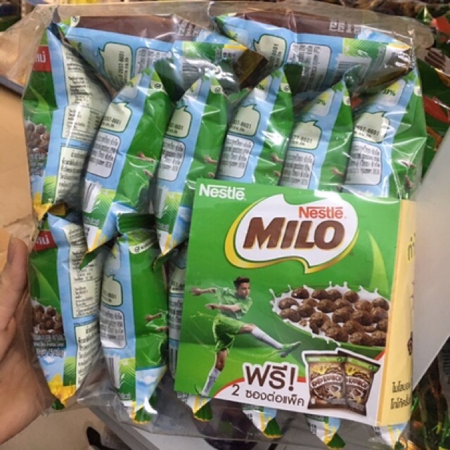 Bịch 12 + 2 gói ngũ cốc ăn sáng Milo Cereal Nestle