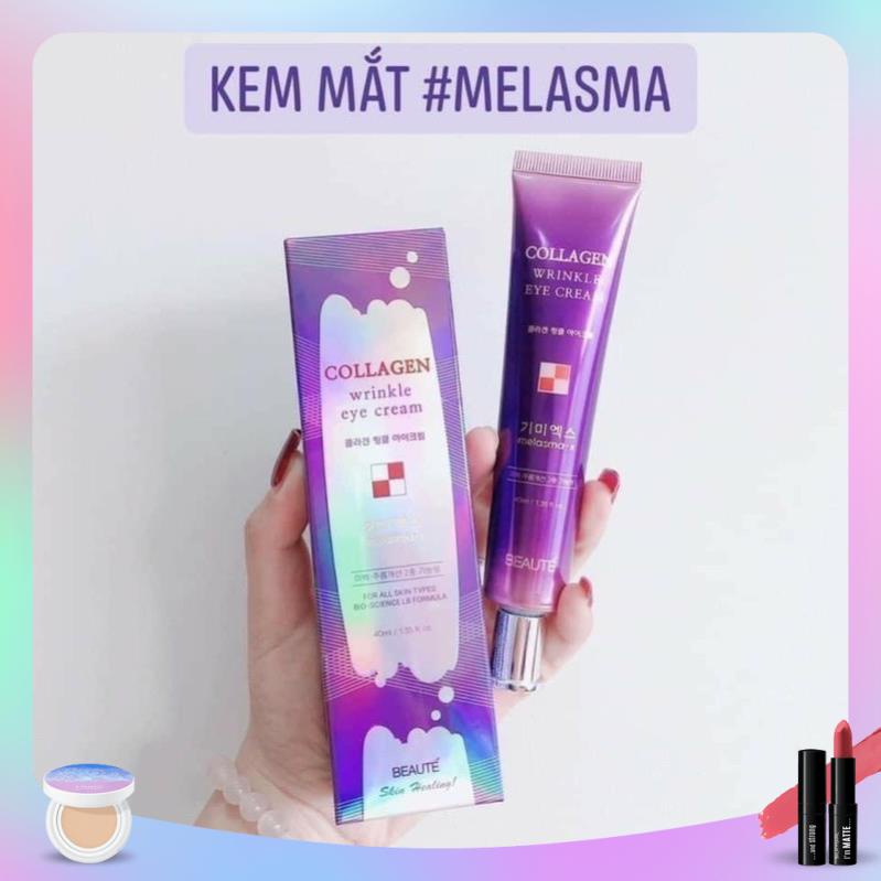 Kem dưỡng mắt xóa thâm 3D Collagen Wrinkle Eye Cream Melasma-x Beaute