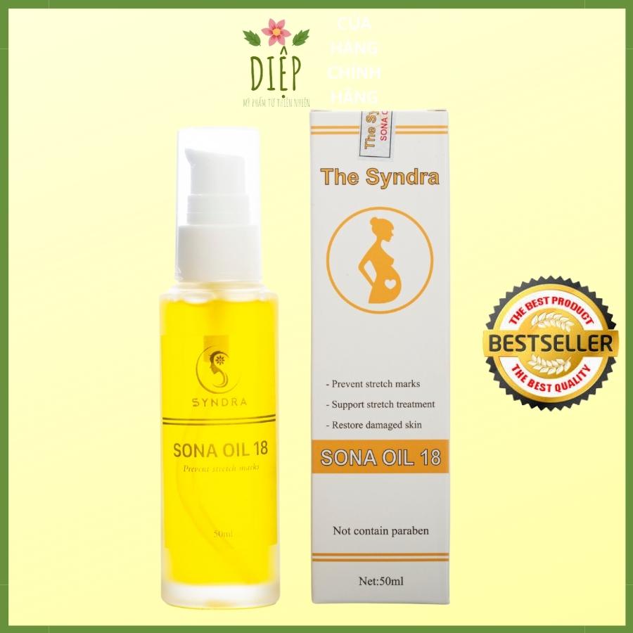 Dầu rạn da cho phụ nữ sau sinh- Sona oil 50ml,Tác dụng nhanh lành tính