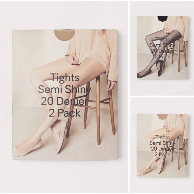 Set 2 quần tất mềm dai 20D săn Uk , màu light brown sz M , L