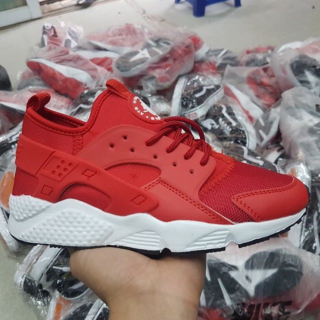 (Freeship)Giầy huarache đỏ trắng nam /nữ 260k__FULLBOX