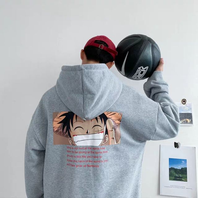 [ORDER] Áo Hoodie Ulzzang in hình Luffy trong One Piece ❌ Y ảnh 100%👉 Ảnh thật IB