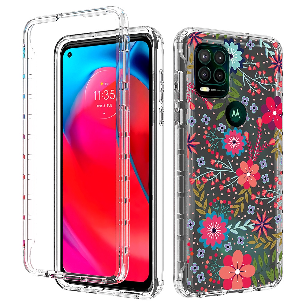 Ốp Điện Thoại Mềm Nén Khí Hai Trong Một Chống Sốc Bảo Vệ Toàn Diện Cho Motorola MOTO G STYLUS 5G 4G
