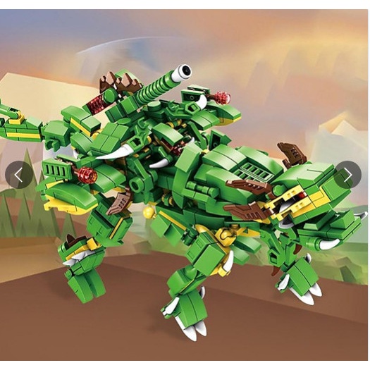 (GIẢM MẠNH) Trò chơi lego rồng xanh 577 mảnh kết hợp 12 khủng long bé siêu hót có nhiều kiểu ghép khác nhau hàng chuẩn