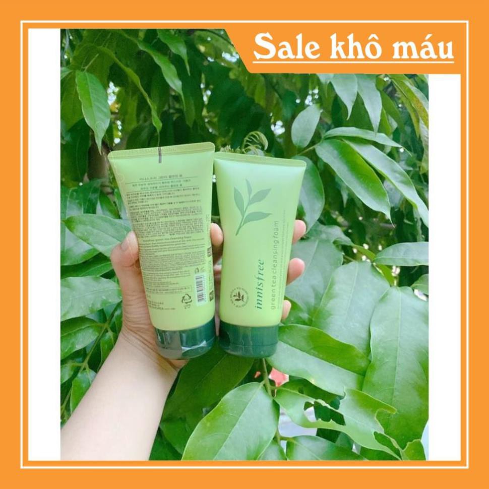 Sữa rửa mặt inisfree green tea, sữa rửa mặt sạch bụi 150ml mã MP50