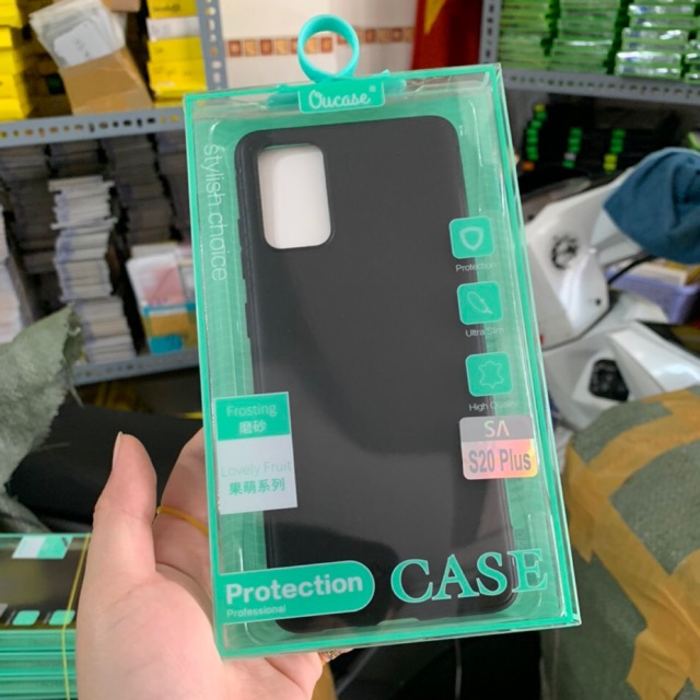 Ốp lưng Ou case màu Samsung S20 plus màu đen
