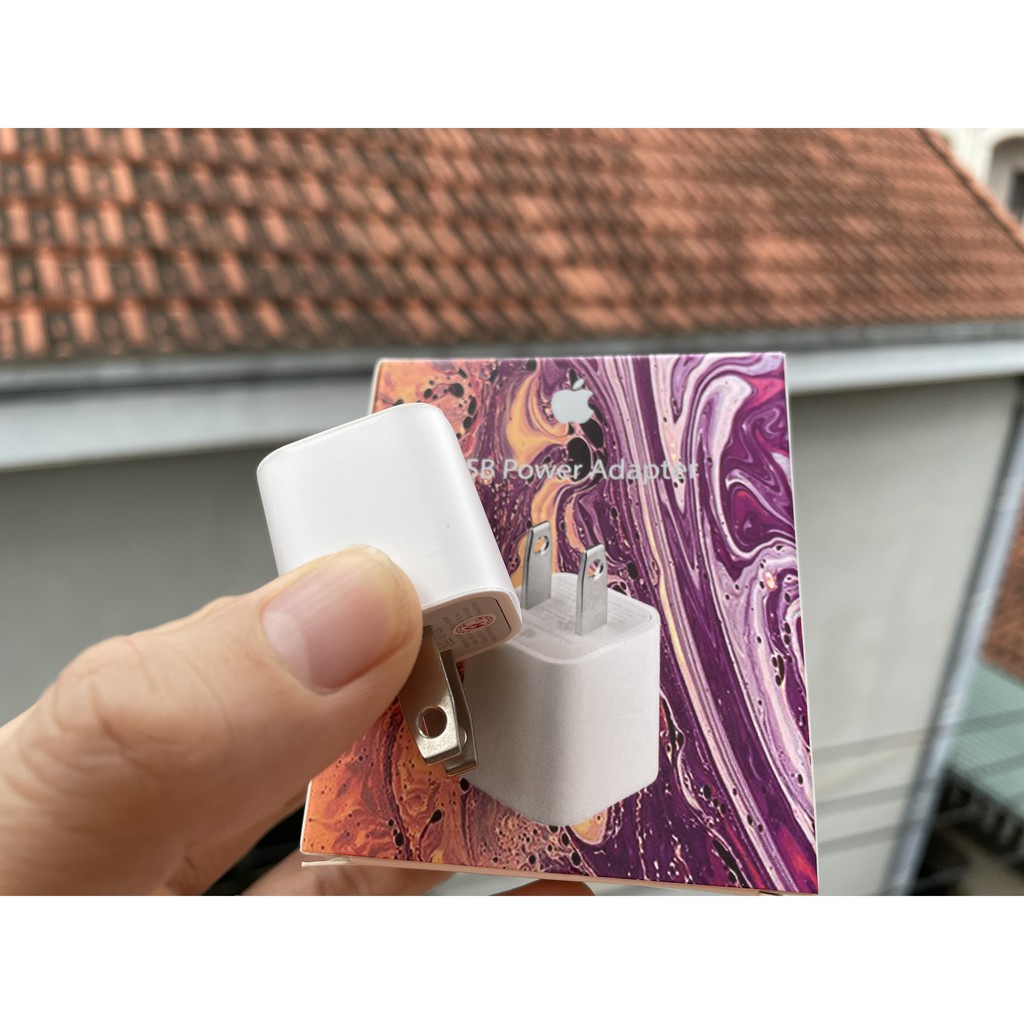 Cục sạc, củ sạc vuông phụ kiện fullbox cho các dòng điện thoại iPhone5/6/7/8/X/XS 5V A21