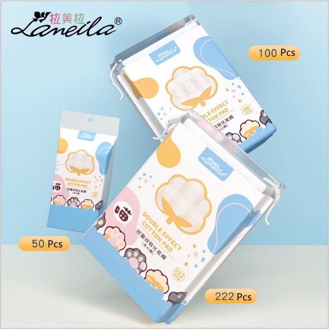 Set 1000 / 222/50 miếng bông Cotton tẩy trang làm sạch da hàng ngày