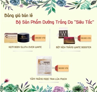 🔆BỘT KÍCH TRẮNG WHITE BOOSTER