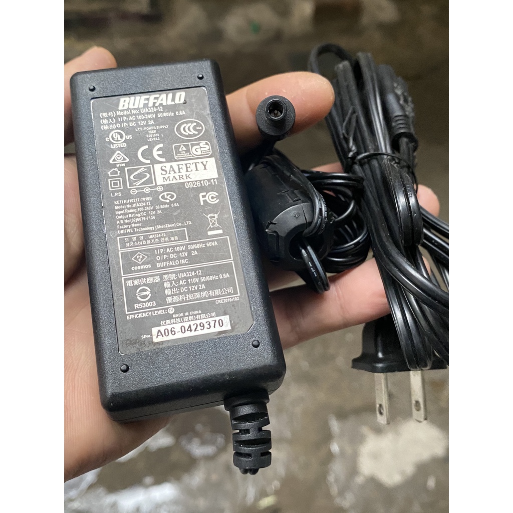 Dây nguồn wifi BUFFALO 12V chân kim