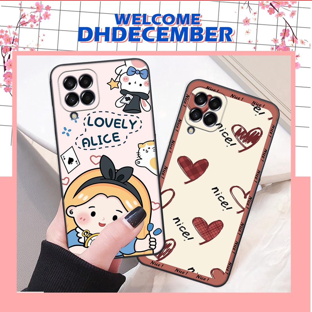 Ốp lưng Samsung M33 5G / M53  / M62/ M63 in hình nice ,good luck happy ốp xinh viền dẻo đẹp chất