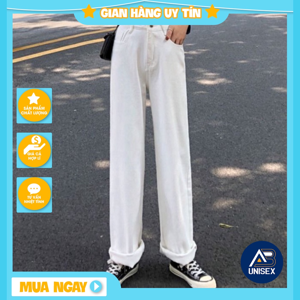 👕👖 [ TOP SALE ]  Quần kaki ống rộng eo cao phong cách Hàn Quốc trẻ trung ⚡ | BigBuy360 - bigbuy360.vn
